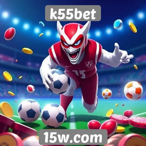 Variedade de jogos disponíveis no k55bet